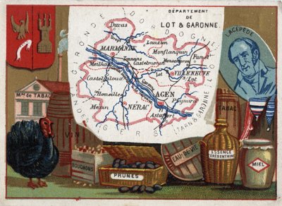 Lot et Garonne (Lot-et-Garonne, 47), Aquitaine, France. Tobacco factory, turkey breeding, wine, corks, plums, brandy, therebentine gasoline. Portrait of Bernard Germain Etienne de Laville-sur-Illon, Count of Lacepede (or de la Cepede) by French School