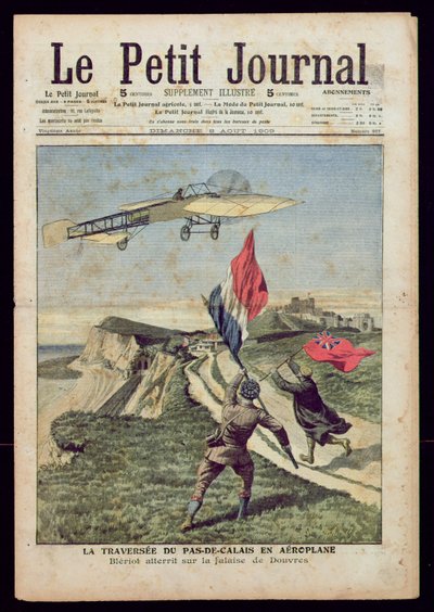 Louis Bleriot Landing at Dover, from 
