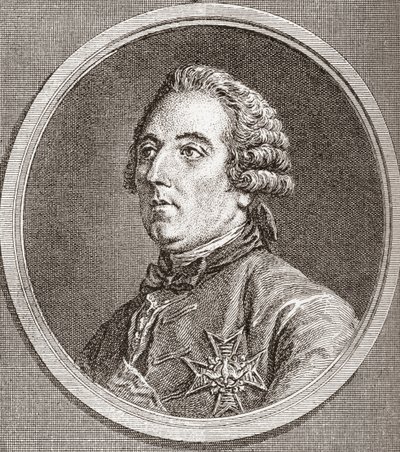 Louis César de La Baume Le Blanc, Duc de Vaujours, Duc de La Vallière, 1708-1780. French Nobleman, Bibliophile and Military Man. From Les Heures Libres Published 1908 by French School