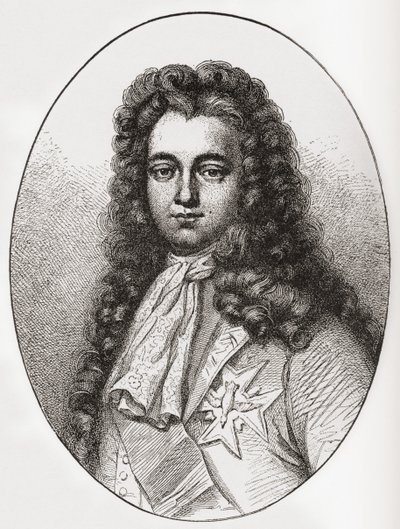 Louis François Marie Le Tellier Marquis of Barbezieux, 1668-1701. French statesman. From Les Heures Libres published 1908 by French School