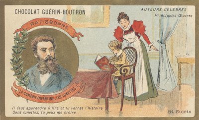 Louis Gustave Fortune Regensbonne, French man of letters, author of 