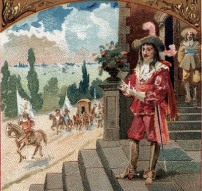 Louis XIII (1601-1643) spent the night of June 5 by French School
