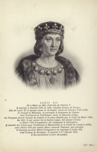 Louis XII by French School