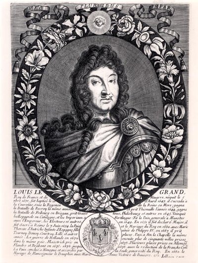 Louis XIV (1638-1715) King of France, c.1680 by French School
