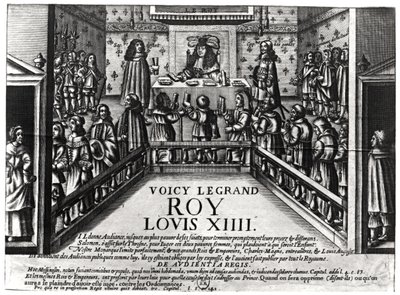 Louis XIV Administering Justice by French School