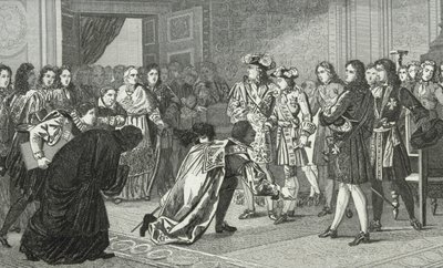 Louis XIV the Sun King Presents His Grandson Philippe V to the Spanish Envoys, from 