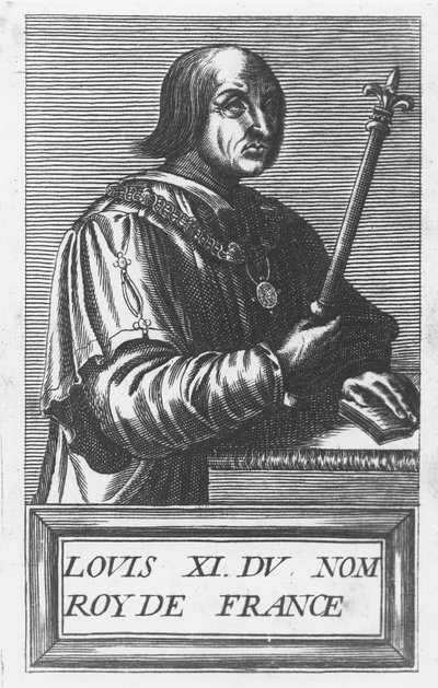 Louis XI, King of France by French School