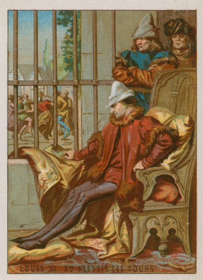 Louis XI at Plessis Les Tours by French School