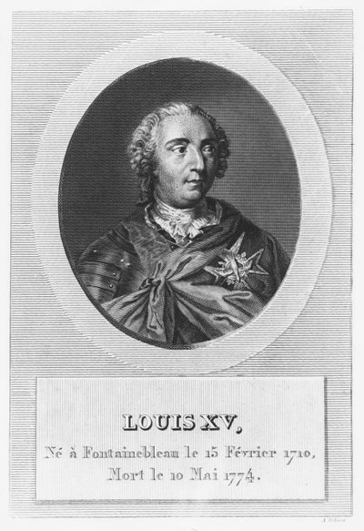 Louis XV, King of France and Navarre by French School