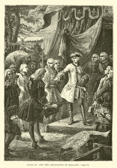 Louis XV and the Ambassador of Holland by French School