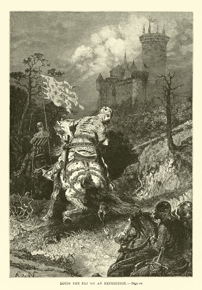 Louis the Fat on an Expedition by French School