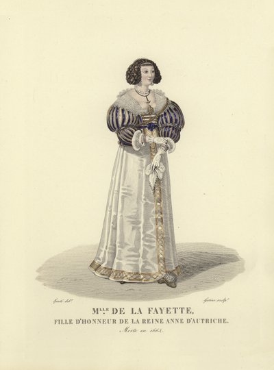 Louise de la Fayette, Maid of Honour to Anne of Austria, Queen Consort of King Louis XIII of France by French School