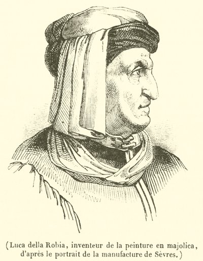 Luca della Robbia, Inventor of Majolica Painting by French School