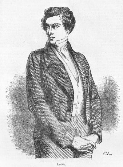Lucien de Rubempre, illustration from 
