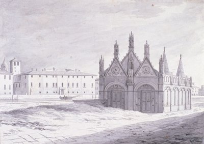 Lungarno, Santa Maria della Spina, Pisa by French School