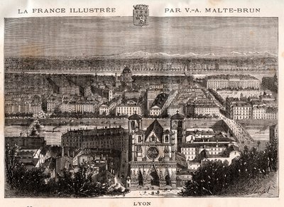Lyon - engraving in 