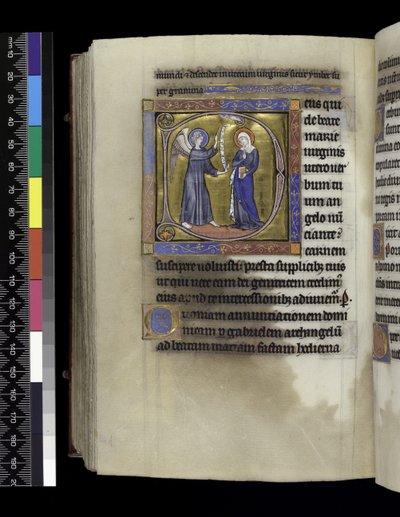 Collects, Sermons and Lessons for the Annunciation, from the Psalter and Hours of Isabella of France, Paris, c.1265-70 by French School