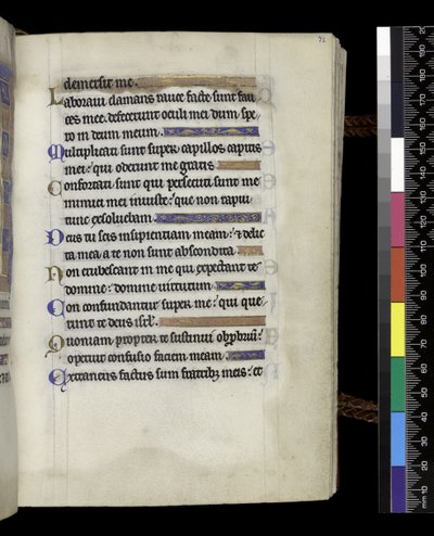 From the Psalter and Hours of Isabella of France by French School