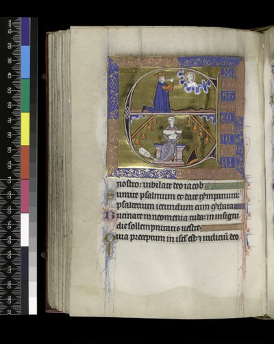 David Prays to God by French School