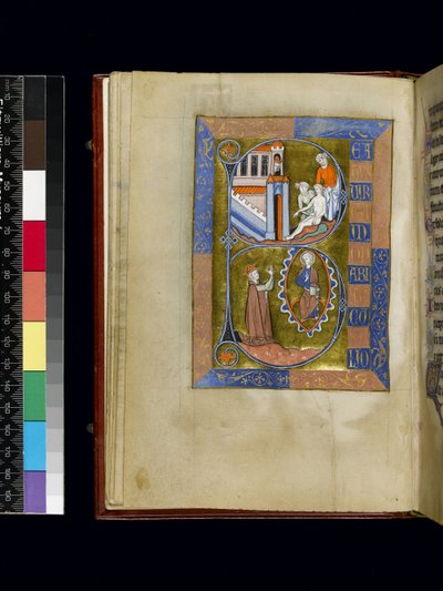 Folio from the Psalter and Hours of Isabella of France, Paris, c.1265-70 by French School