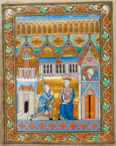 King David receiving the news of Absalom