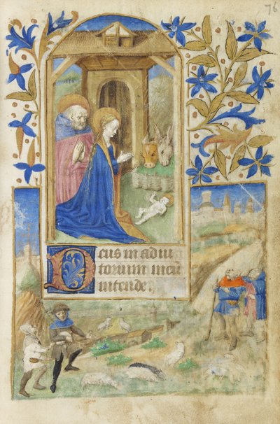 The Nativity (detail) by French School