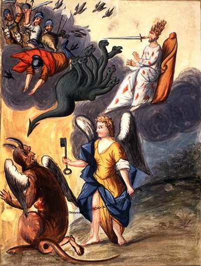 MS Ferguson 17 plate between ff. 143-114 Devil by French School