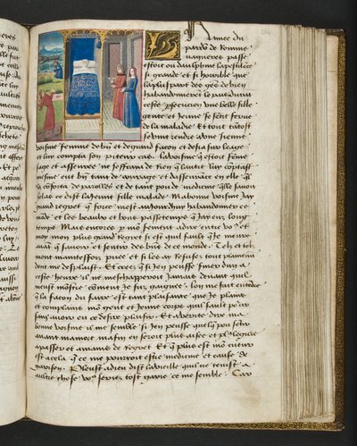 Page from Cent Nouvelles Nouvelles, c.1461-62 by French School
