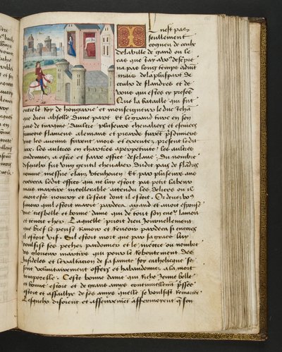 Page from Cent Nouvelles Nouvelles, c.1461-62 by French School
