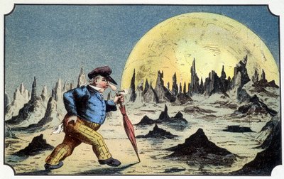 M. Baboulifiche on the moon - in 
