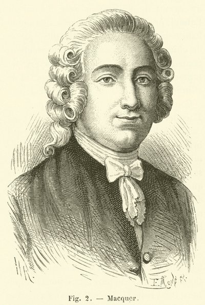 Macquer (engraving) by French School