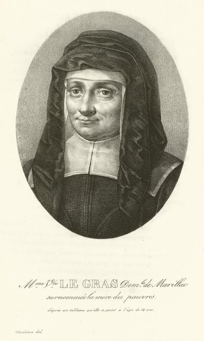 Madame Le Gras, Louise de Marillac by French School