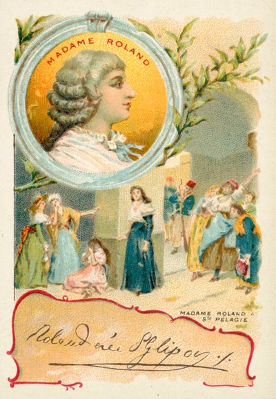 Madame Roland, French Revolutionary by French School