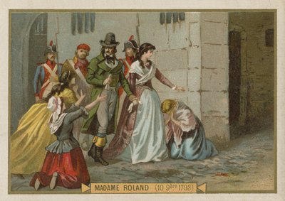 Madame Roland, French Revolutionary by French School