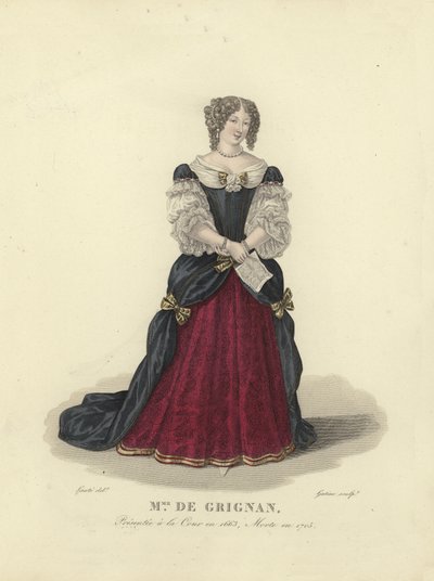 Madame de Grignan, French aristocrat by French School