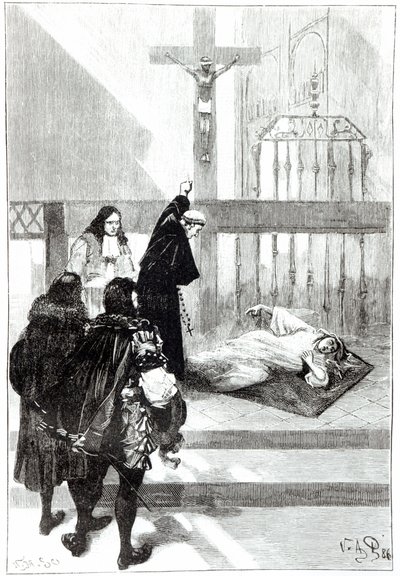 Madame de Sazilles is Exorcised in the Presence of Duke Gaston d