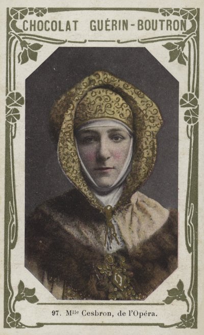 Mademoiselle Cesbron, of the Opera by French School