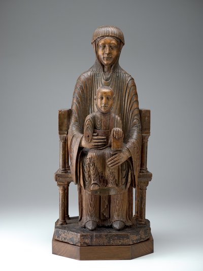 Madonna and Child in Majesty by French School
