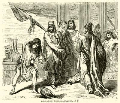 Illness and Death of Aristobulus by French School