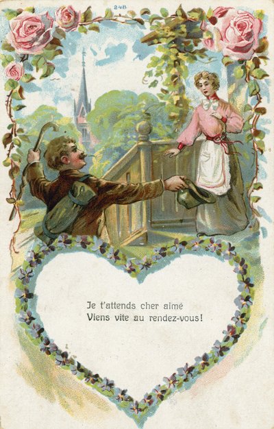 Man Returning Home by French School