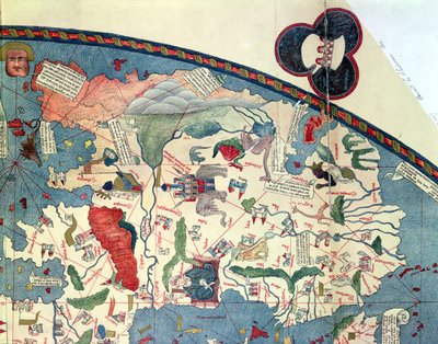 Map of Africa, after an original of 1447 by French School
