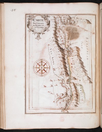 Map of La Michaille Vallée, from 