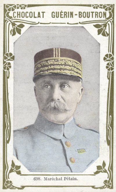 Marechal Petain by French School