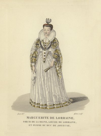 Marguerite of Lorraine by French School