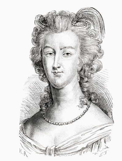 Marie Antoinette, from Histoire de France by French School