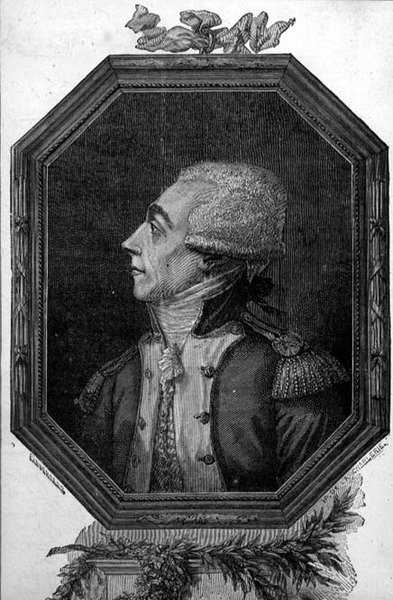 Marie Joseph Paul Yves Roch Gilbert du Motier, Marquis de Lafayette (engraving) by French School