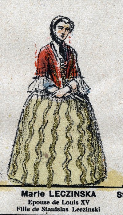 Marie Leszczynska, Queen of France, wife of Louis XV. In 