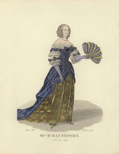 Marie de Hautefort, favourite of King Louis XIII of France by French School