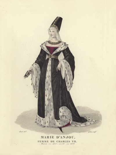 Marie of Anjou, wife of King Charles VII of France by French School