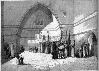 Maronite rite - Baptism in a family of Metualis - Beirut by French School
